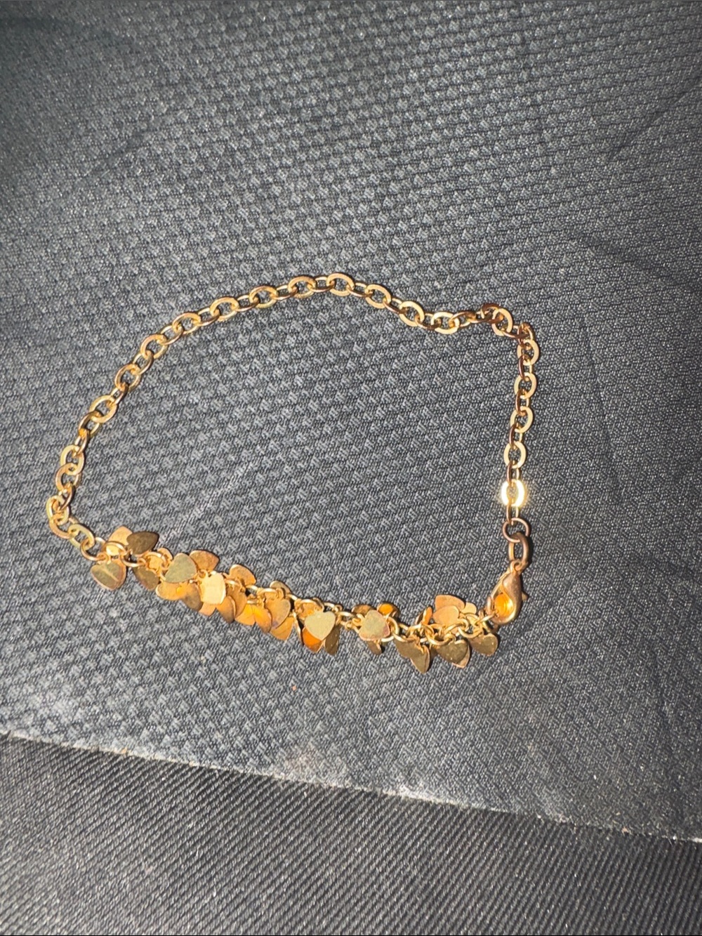 Golden heart anklet: CUTEST ONE EVER!!!!! For real! + FREE ONE!